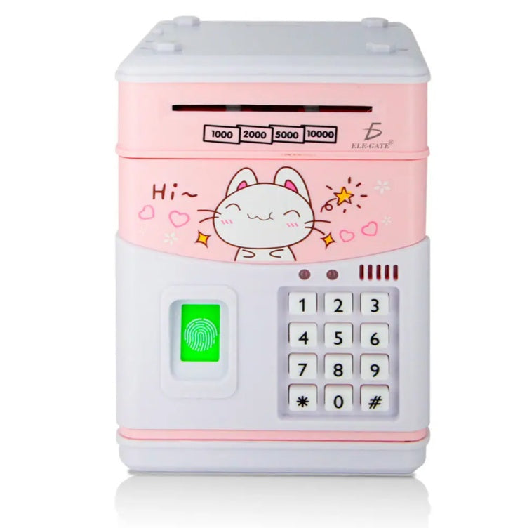 Caja Fuerte Electrónica para Niñas con Sensor y Llave – Alcancía Inteligente y Divertida