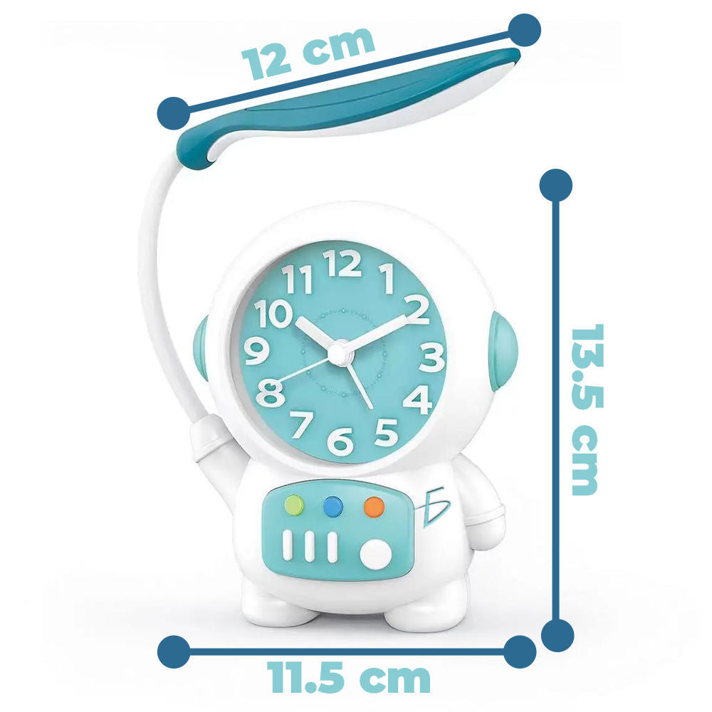 Despertador Astronauta 2 en 1 | Reloj y Lámpara de Escritorio Original