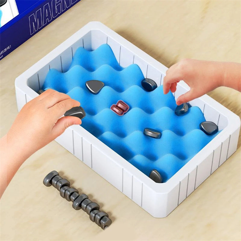 Juego de ajedrez magnético con piedras magnéticas, juego de mesa, juguete para niños, juego de batalla educativo, regalo de Navidad
