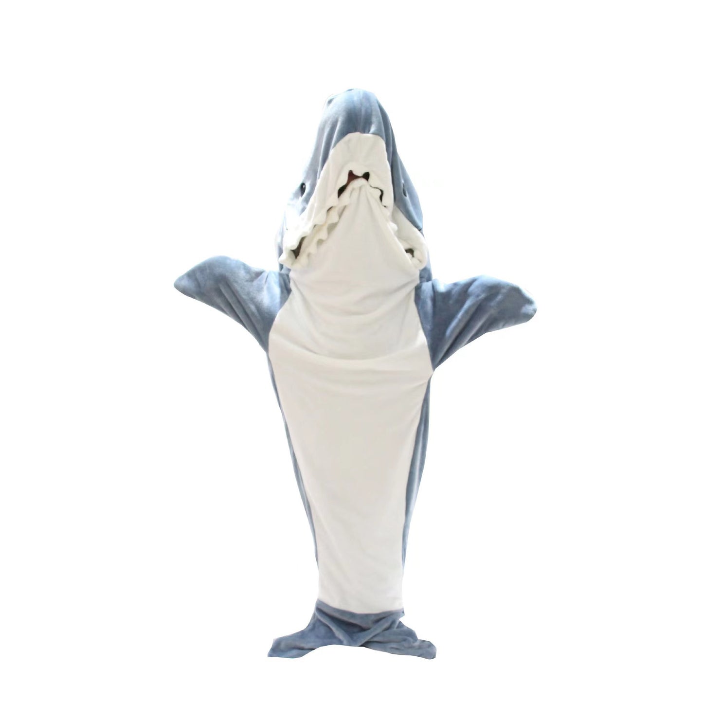 Saco de dormir con capucha súper suave de figura TIBURON, Manta De Tiburón, Pijama Franela Suave