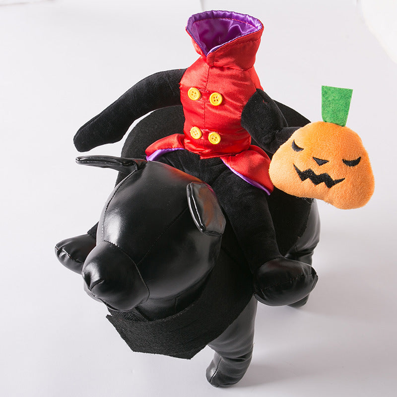Ropa para perros y gatos de Halloween Disfraz para mascotas Divertido, disgraz hombre sin cabeza