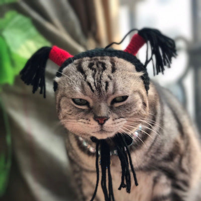 Sombrero divertido con capucha de Halloween para mascotas creativas