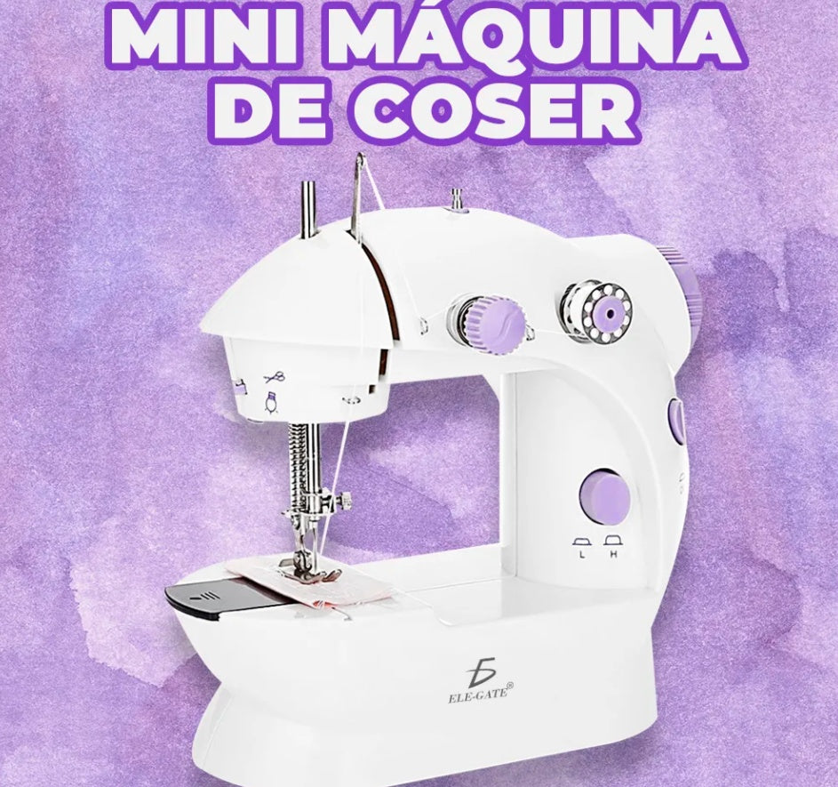 Mini Máquina de Coser Eléctrica con LED – Compacta, Práctica y Multifuncional