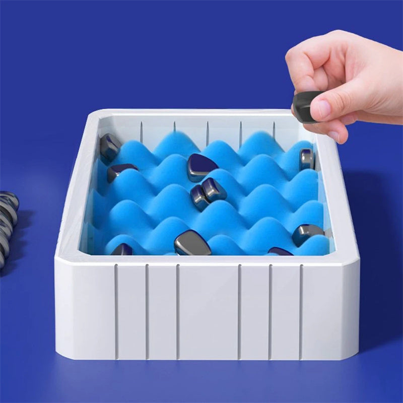 Juego de ajedrez magnético con piedras magnéticas, juego de mesa, juguete para niños, juego de batalla educativo, regalo de Navidad