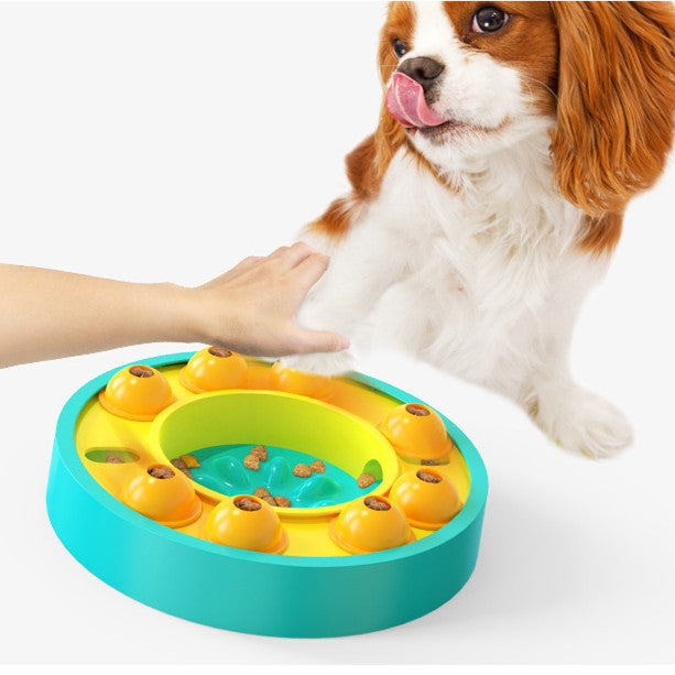 Juguetes rompecabezas para perros y mascotas, alimentador lento, aumento interactivo