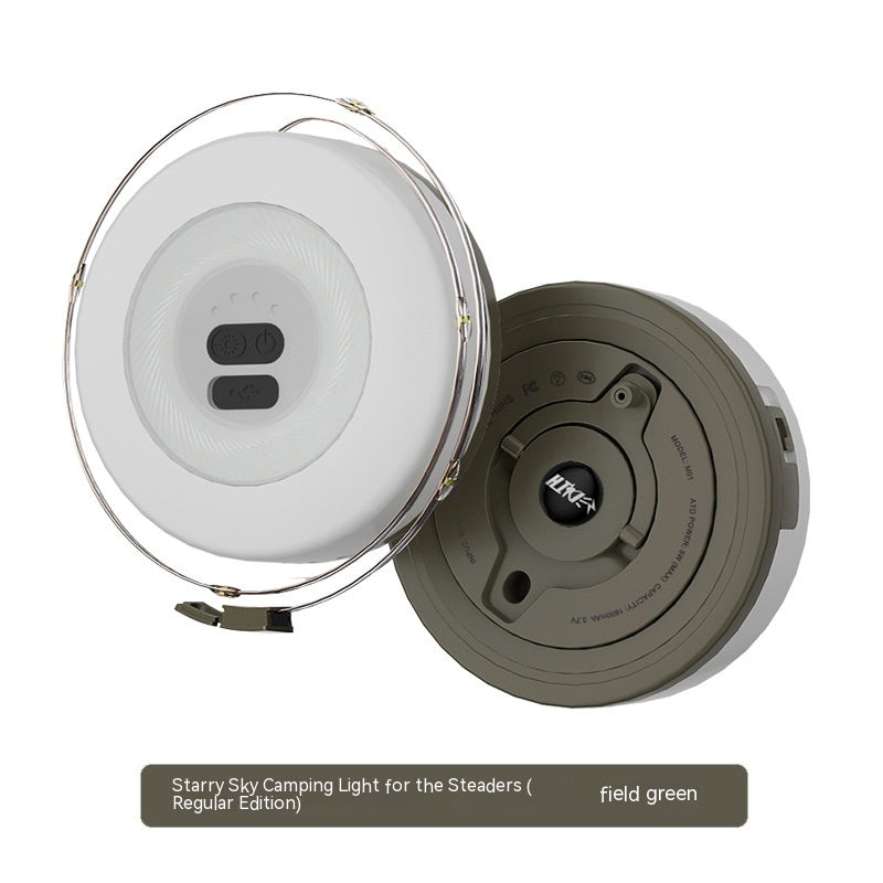 Luz para exteriores portátil y retráctil, luz tipo guirnalda para decoración de exterior, 10 mts