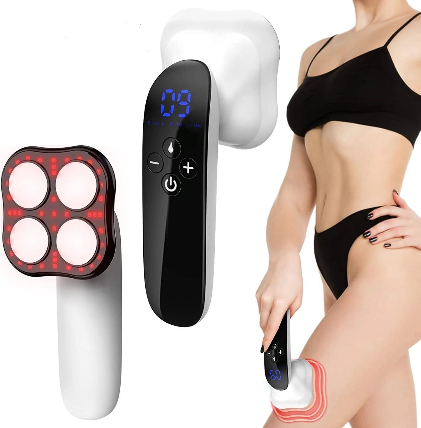 Máquina ultrasónica para reducir tallas con corriente EMS ;instrumento de masajes