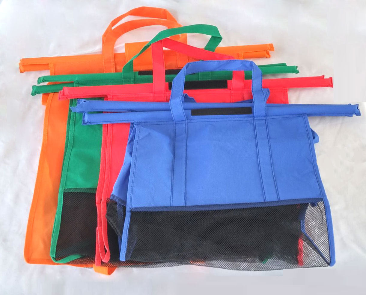 Bolsa de compras para carrito de supermercado, bolsa organizadora de alimentos para hacer las compras