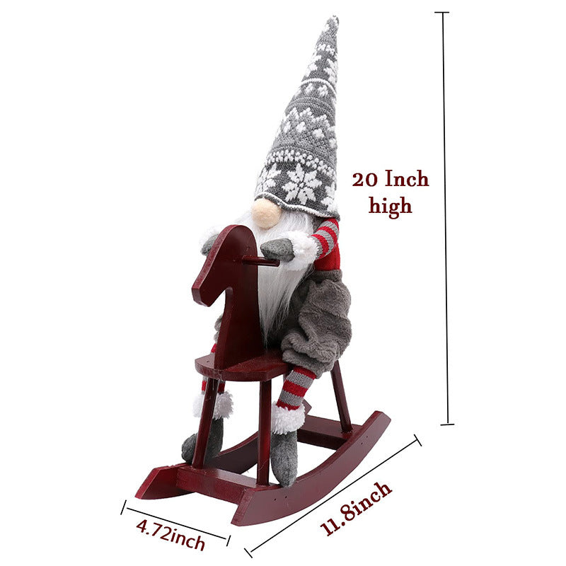 Adornos navideños de muñecas sin rostro