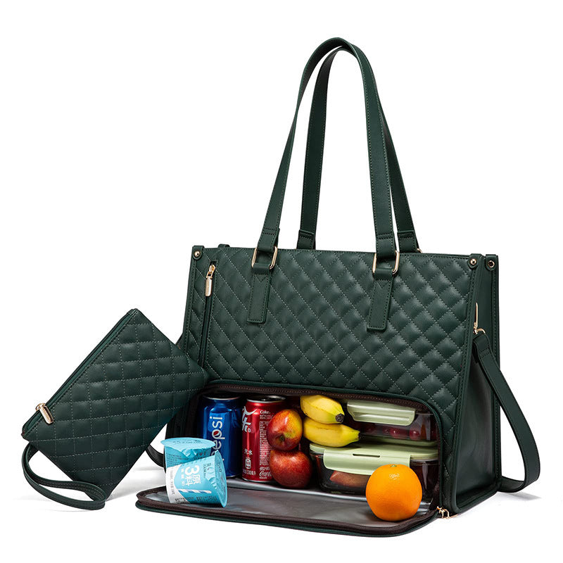 Bolsa Térmica 2 en 1 para Picnic y bolsa para dama al a vez – Elegancia y Función en tu Día a Día