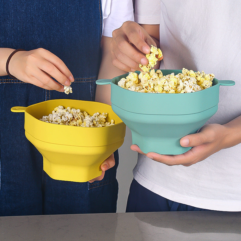Cubo de las palomitas de maíz del silicón, Resistente a altas temperatura