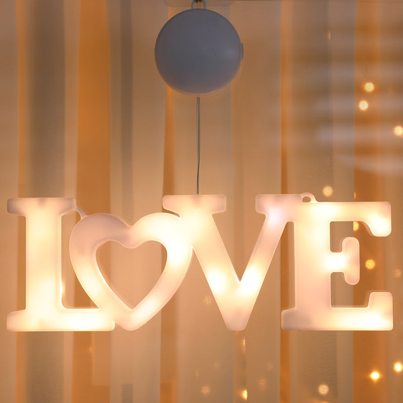Letras decorativas luminosas Luz ambiental. 30 cm, carteles luminosos