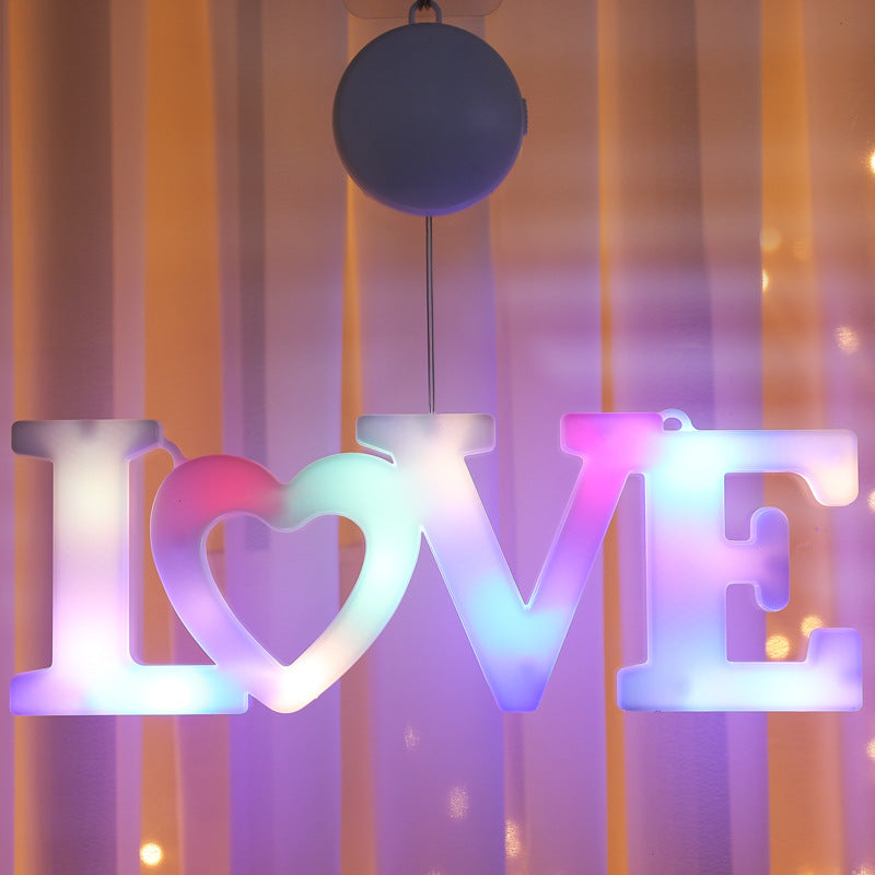 Letras decorativas luminosas Luz ambiental. 30 cm, carteles luminosos