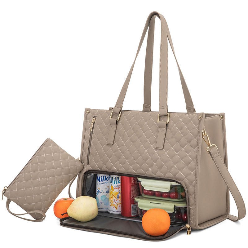 Bolsa Térmica 2 en 1 para Picnic y bolsa para dama al a vez – Elegancia y Función en tu Día a Día