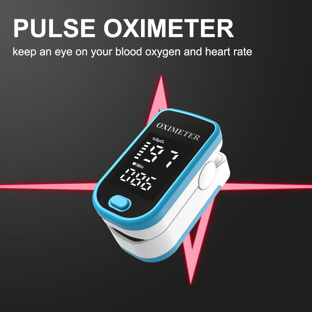 Oxímetro de Pulso Portátil | Detector de Frecuencia Cardíaca y Niveles de Oxígeno SpO₂
