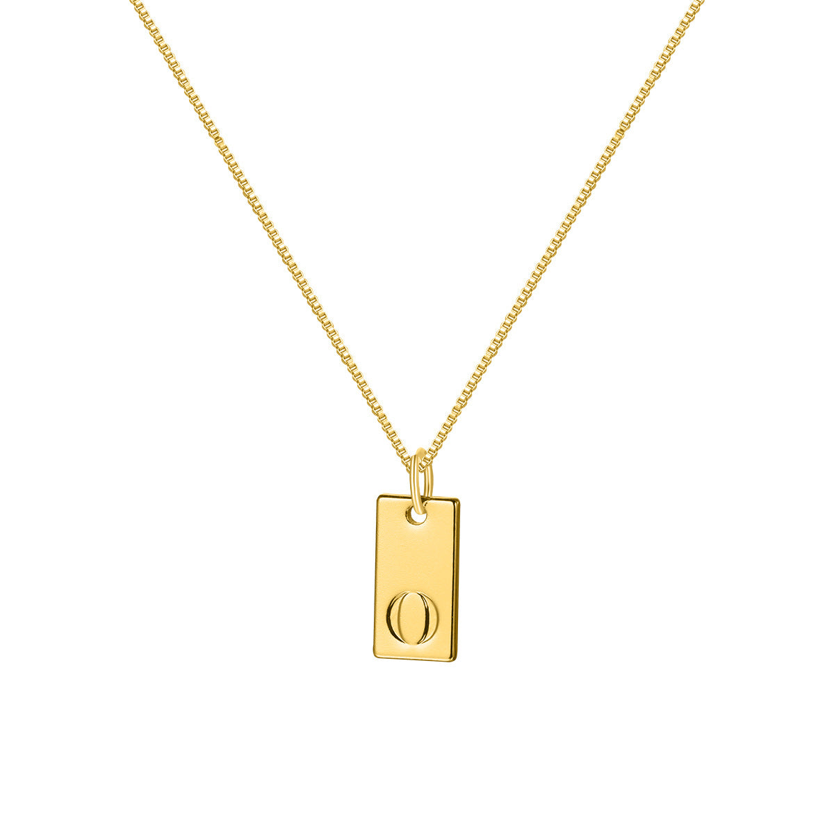 Collar dorado con dije de letra de tu elección, diseño de calidad y belleza.