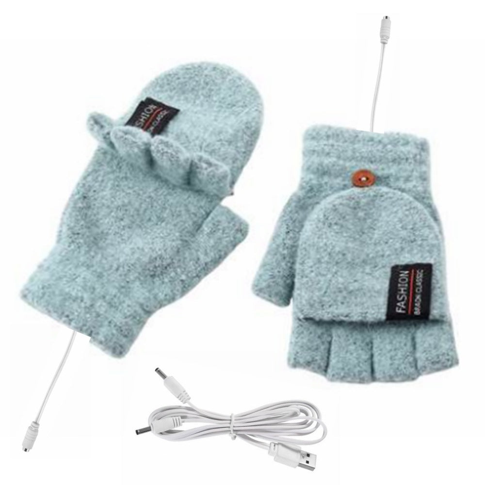 Guantes para sus manos que se conectan con USB para dar Calor, calefacción