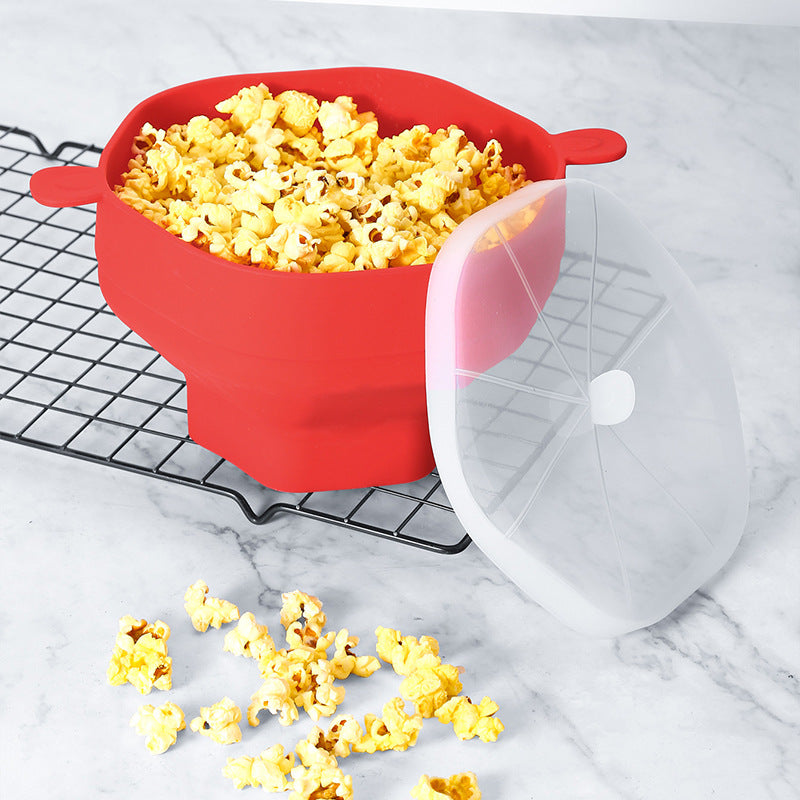 Cubo de las palomitas de maíz del silicón, Resistente a altas temperatura
