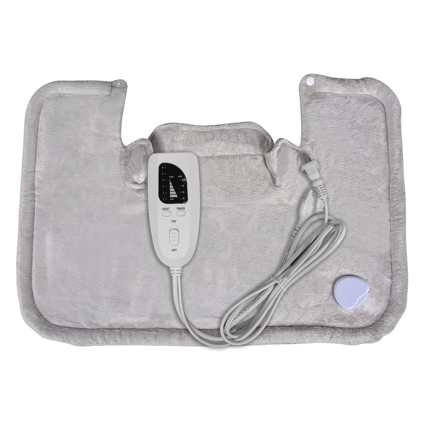 Manta eléctrica para chal térmico con compresas calientes para hombros y cuello