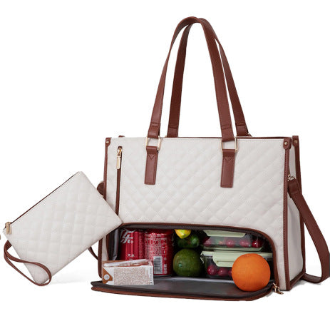 Bolsa Térmica 2 en 1 para Picnic y bolsa para dama al a vez – Elegancia y Función en tu Día a Día