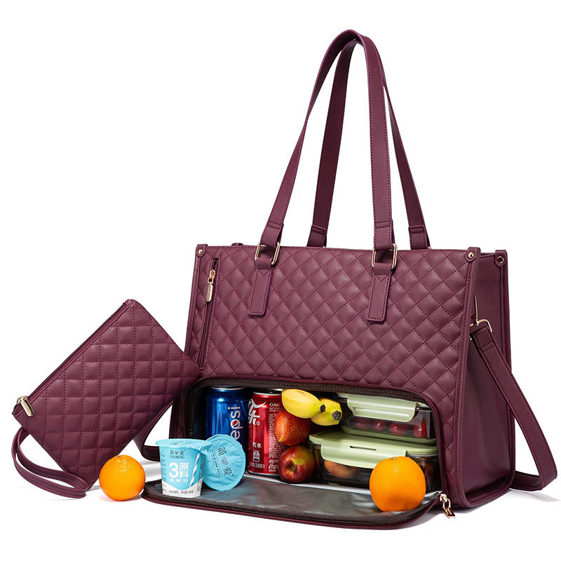 Bolsa Térmica 2 en 1 para Picnic y bolsa para dama al a vez – Elegancia y Función en tu Día a Día