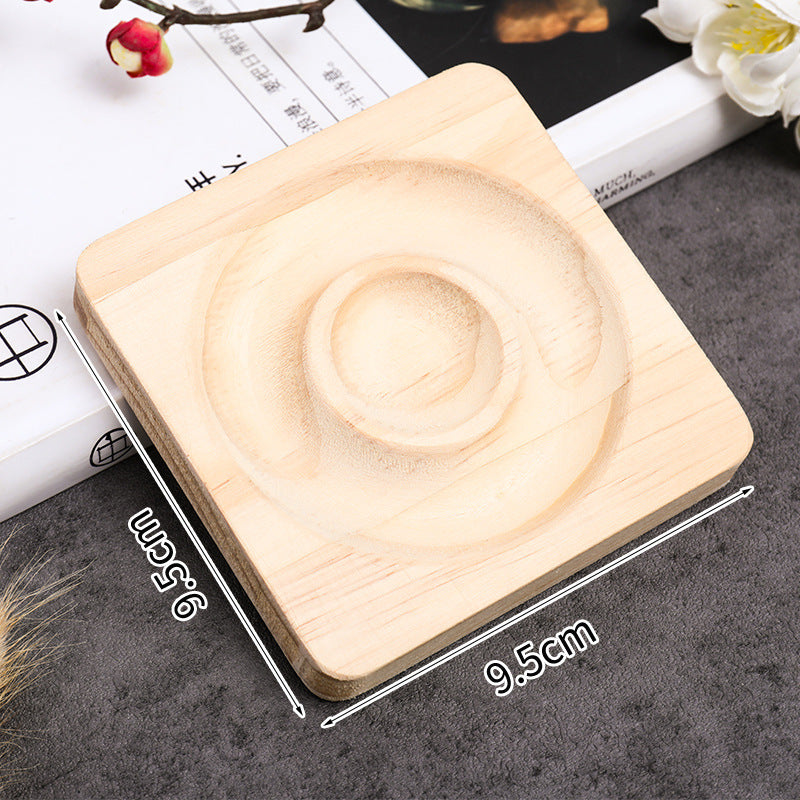 Placa de exhibición de pulseras de joyería de madera, accesorios de tiro