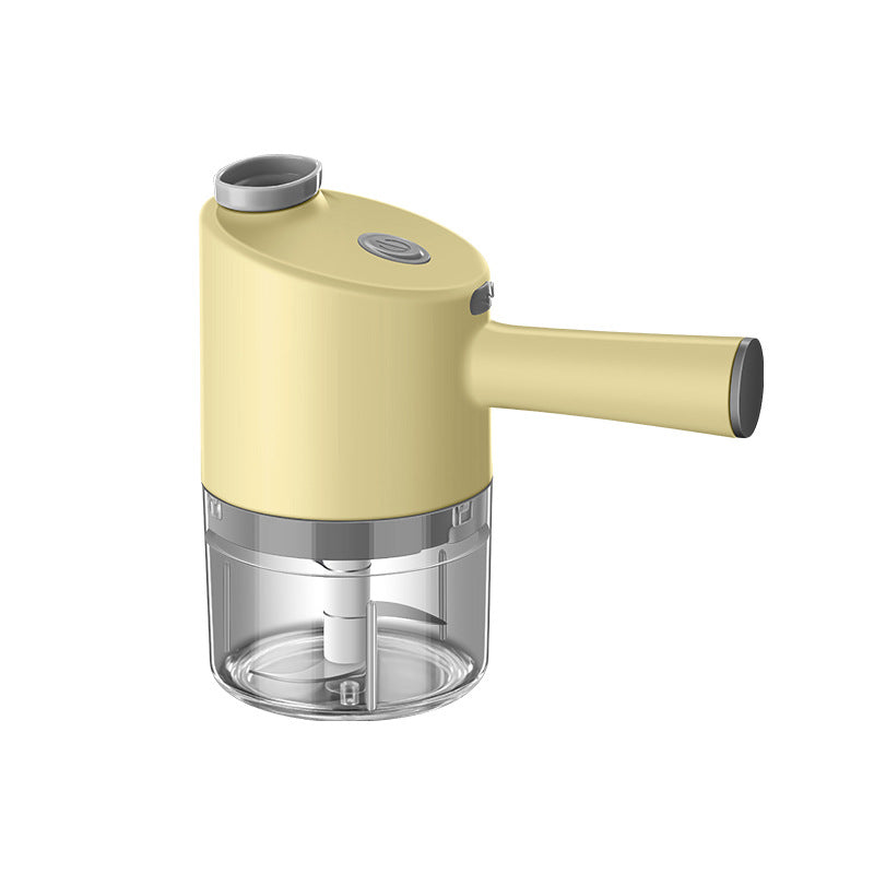 Mini picadora de alimentos, para hacer carne molida, rebanadora portátil de mano, prensa de ajo eléctrica inalámbrica, rebanadora auto limpiante para verduras, carnes y más.