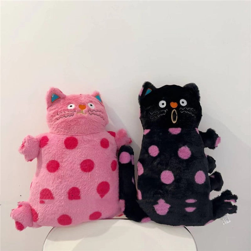 Cojín de sofá para sala de estar con linda almohada de gato