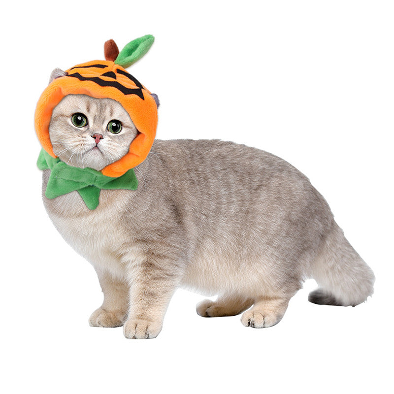 Capa de doble cara en forma de calabaza de Halloween para mascotas