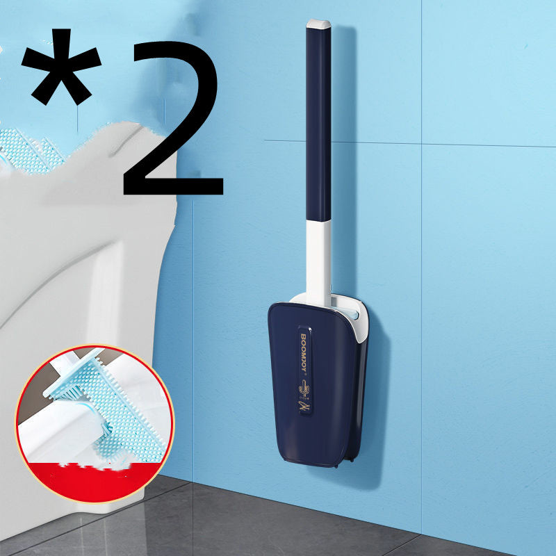 Cepillo para limpiar inodoro, excelente apoyo para el hogar, mata bacterias, cubo para montar en la pared, excelente aliado de limpieza, duradero