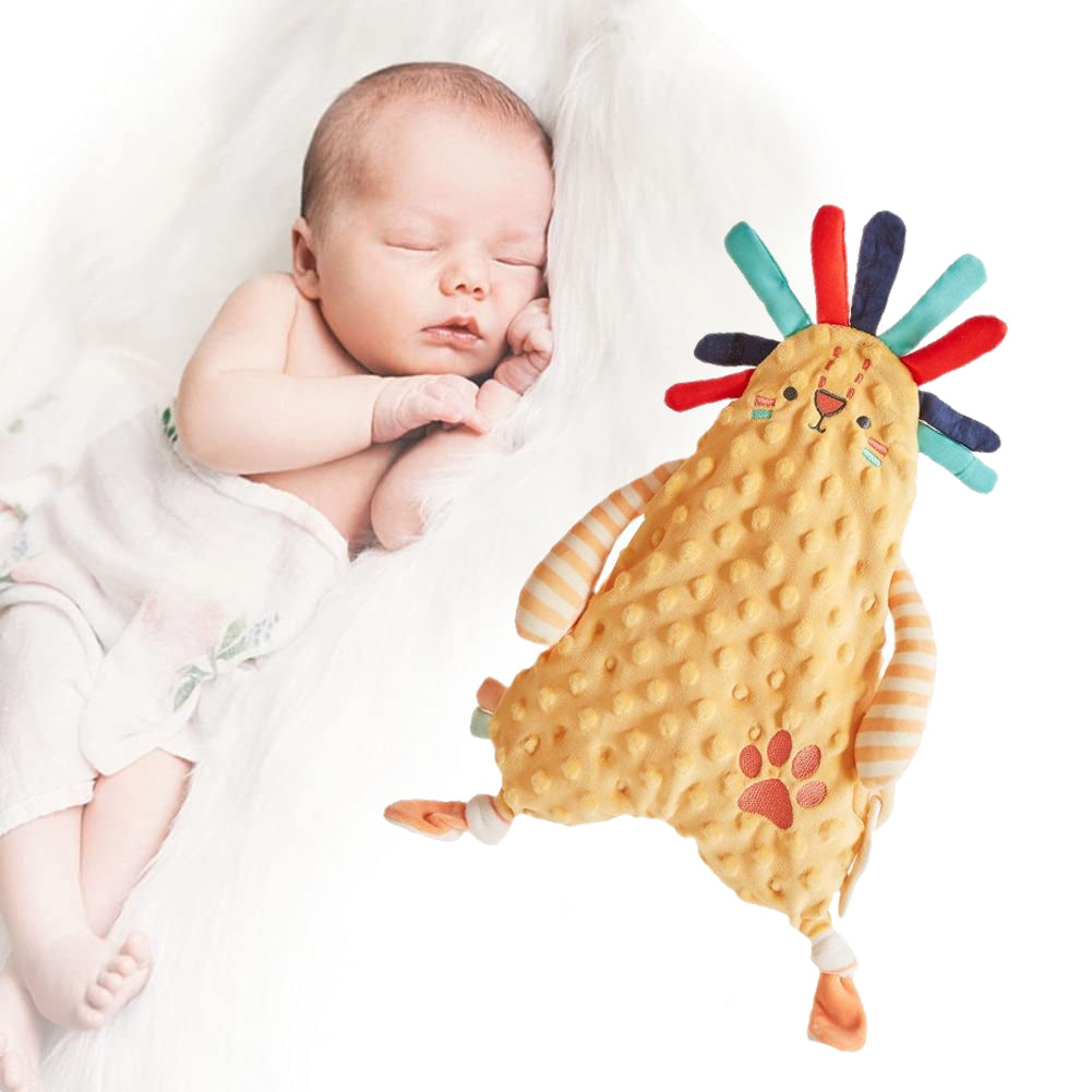 Muñeco tranquilizador para bebé, mordedor de lactancia, Orejas de conejo Kawaii, toalla facial para recién nacido