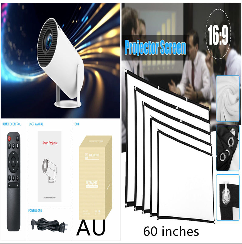 Proyector profesional HY300 para cine en casa, entretenimiento, proyector pequeño portátil