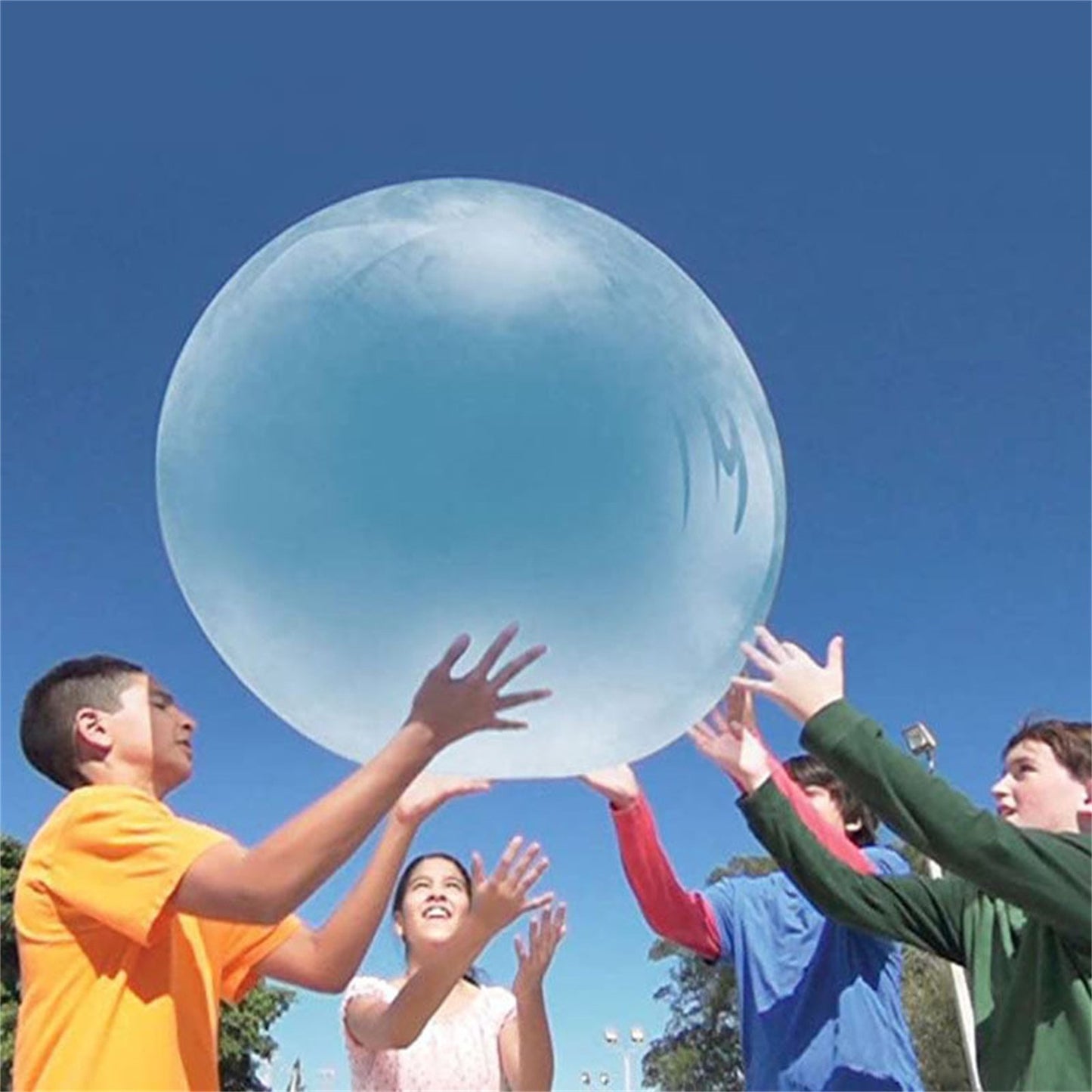 Bola inflable grande juguete para niños bola elástica Bola De Agua bola de burbuja
