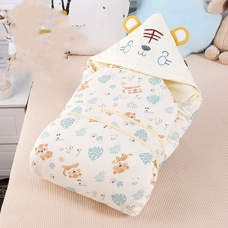 Salida de dormir para bebé, perfecta envoltura en calidad doble de algodón, bebés de 1 a 6 meses de edad,