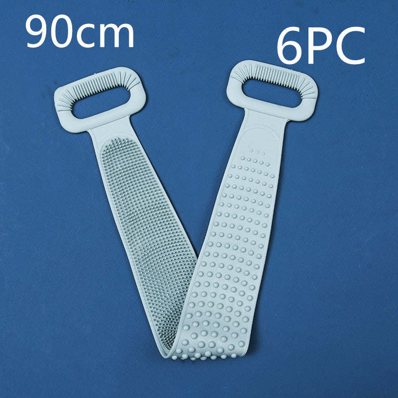 Toalla frotadora para tu cuerpo, toalla de silicona para frotar tu cuerpo, cepillo capilar