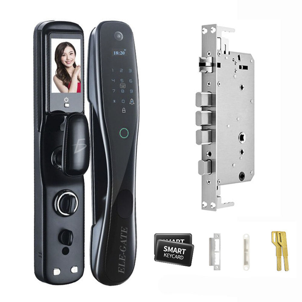 Cerradura Smart 5 en 1 con Huella, App y Cámara – Seguridad Total para tu Hogar