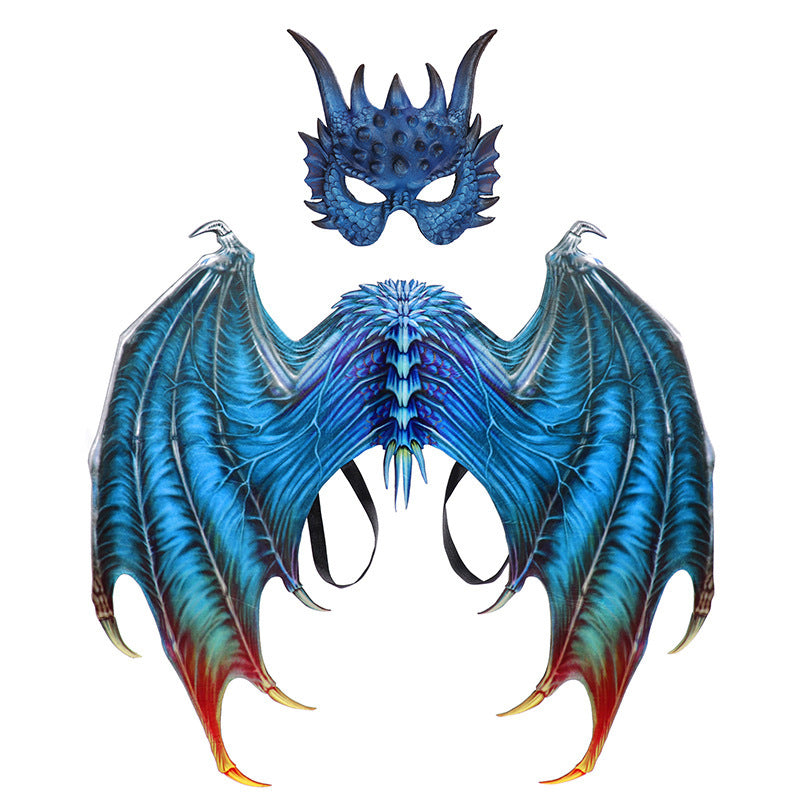 Set de Máscara y Alas 🦉 – Disfraz Mágico para Halloween y Fiestas de Máscaras