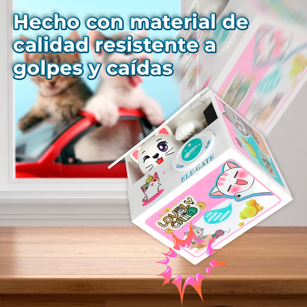 Alcancía Juguete de Gato de la suerte para Niños – ¡Diviértete Ahorrando!