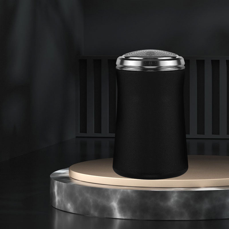 Mini afeitadora eléctrica ligera y transportable, afeitadora para hombres de tres cabezales, autonomía de 60 minutos