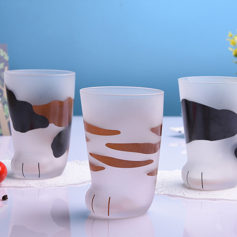 Taza de Vidrio Patita de Gato – Encanto y Funcionalidad en un Solo Diseño