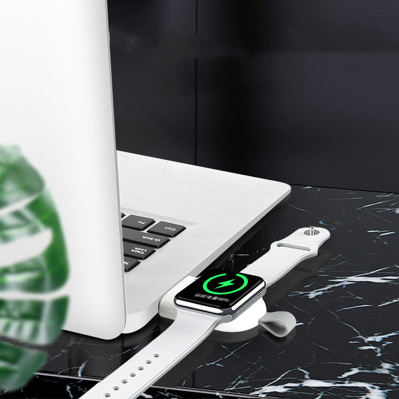 Cargador inalámbrico portátil para Apple Watch, estación de carga, soporte, cargador USB
