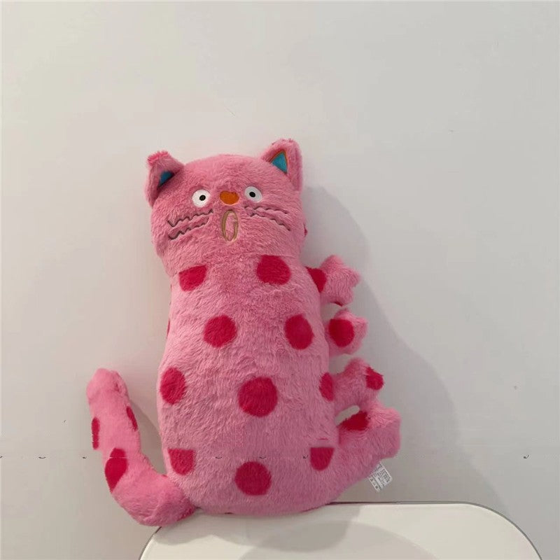 Cojín de sofá para sala de estar con linda almohada de gato