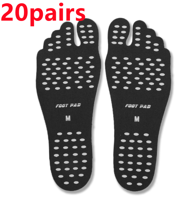 Calzado Invisible para playa, sandalias, plantillas adhesivas para playa, almohadillas antideslizantes para hombres y mujeres