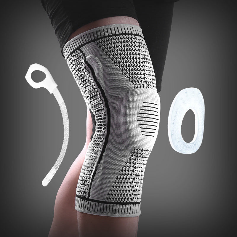 Rodilleras deportivas con resorte de silicona para protección de rótula