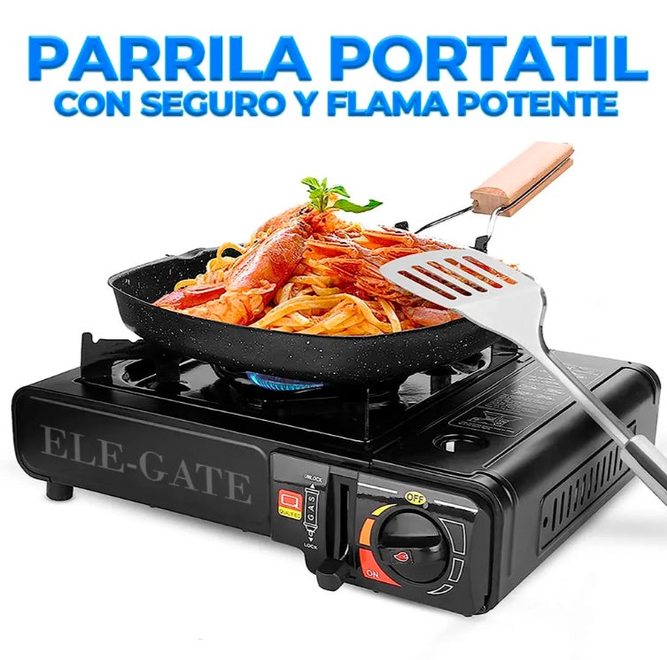 Estufa Portátil a Gas Butano | Cocina Caliente y Seguridad para Preppers y Outdoor