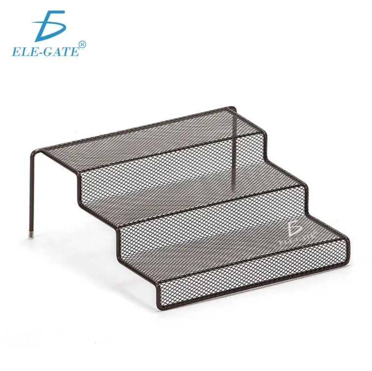 Organizador de Cocina de Malla Metálica 3 Niveles Expandible | Para Especias y Más