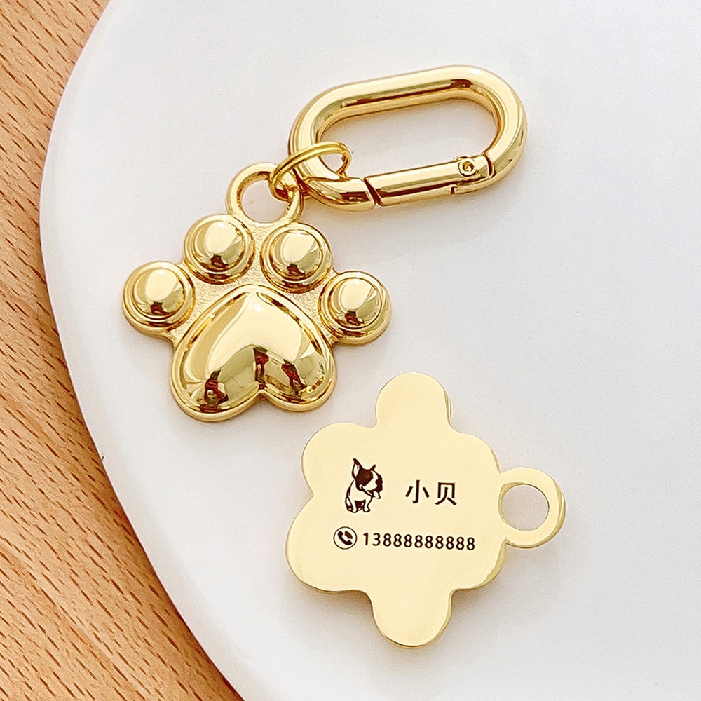 PERSONALIZA la Placa para identificar a tu mascota, etiqueta de metal para identificar a tu PERRO ó a tu GATO, etiqueta colgante personalizada para prevención de pérdidas