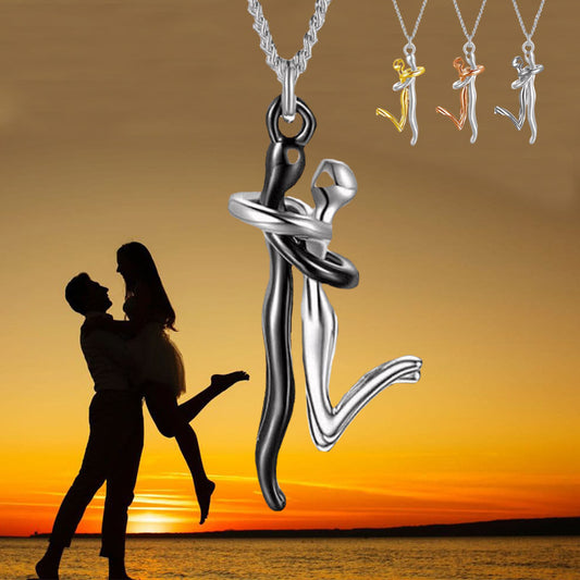 Collar con dije de pareja, hermoso para regalo de aniversario!