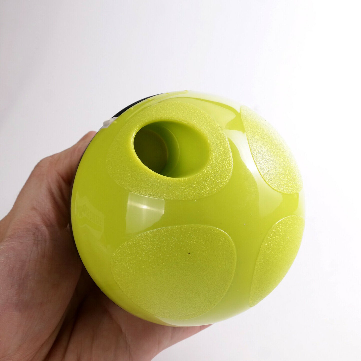 Vaso de bolas de comida para perros, dispensador de alimentador para cachorros y mascotas, tazón de juguete
