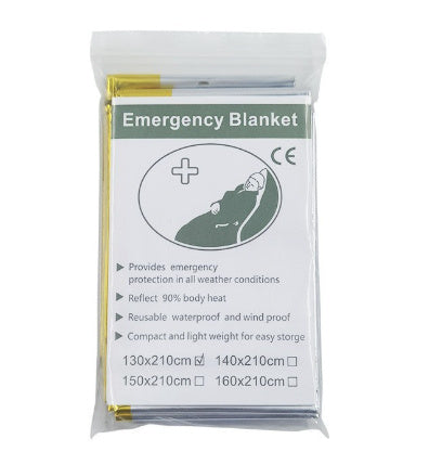 MANTA termica salvavidas para supervivencia, Kit de emergencia para terremotos,